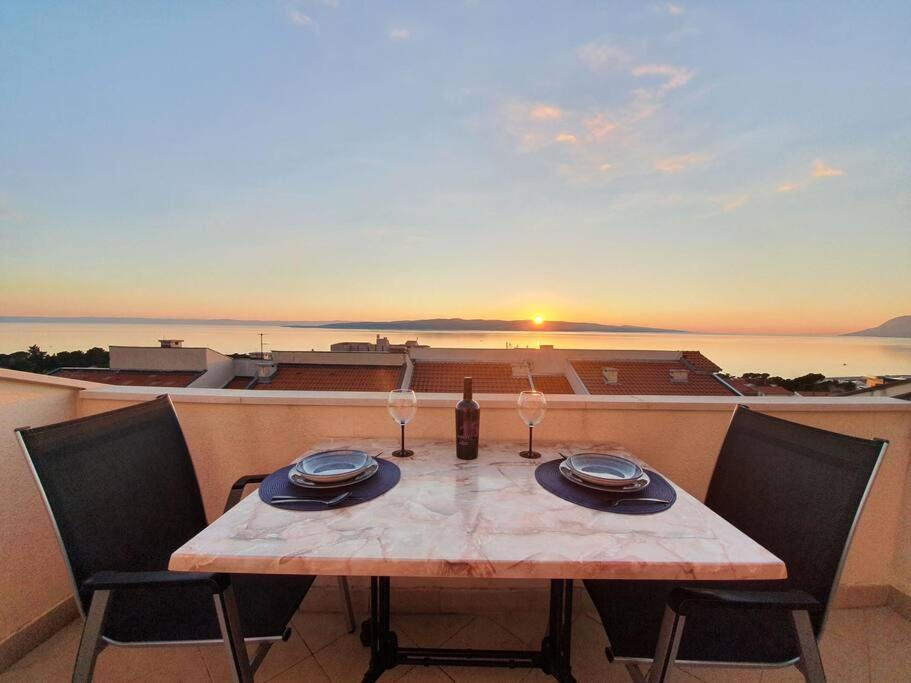 Apartment With Sea View Baska Voda Ngoại thất bức ảnh